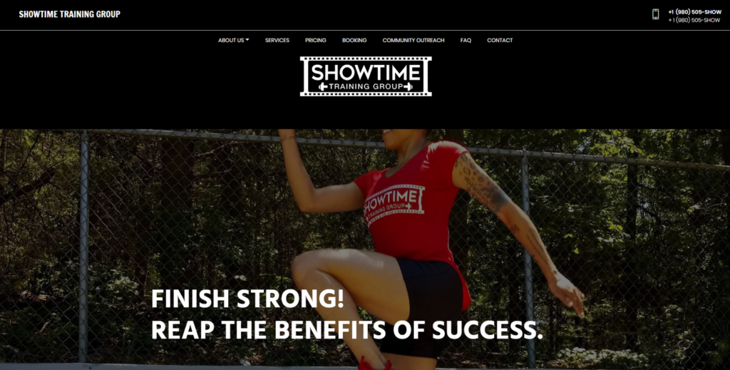 Showtime Training Group Case Study: From a Blank Canvas to an Urban Abstract Responsive Solution